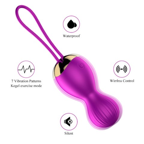 Kulki-Vibrating Silicone Kegel Balls USB 7 Function Kulki-Vibrating Silicone Kegel Balls USB 7 Function