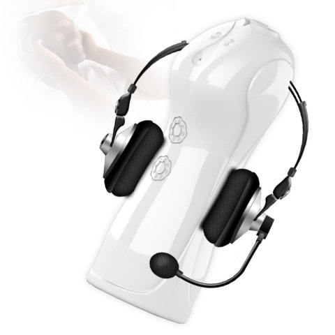 Masturbator - B - Series - Vibrating and Flashing Masturbation Cup USB 7+7 Function / Talk Mode (White) Masturbator - B - Series - Vibrating and Flashing Masturbation Cup USB 7+7 Function / Talk Mode (White)