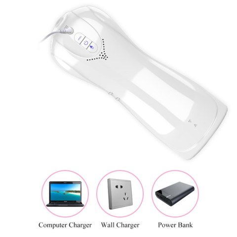 Masturbator - B - Series - Vibrating and Flashing Masturbation Cup USB 7+7 Function / Talk Mode (White) Masturbator - B - Series - Vibrating and Flashing Masturbation Cup USB 7+7 Function / Talk Mode (White)