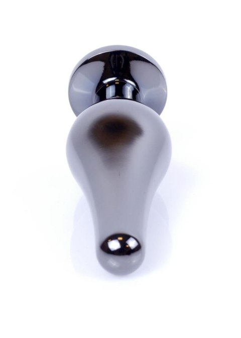 Plug-Jewellery Dark Silver BUTT PLUG- Clear Plug-Jewellery Dark Silver BUTT PLUG- Clear