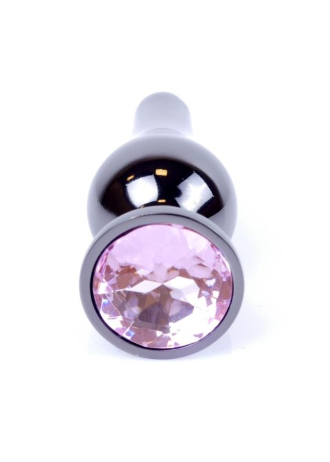 Plug-Jewellery Dark Silver BUTT PLUG- Rose Plug-Jewellery Dark Silver BUTT PLUG- Rose