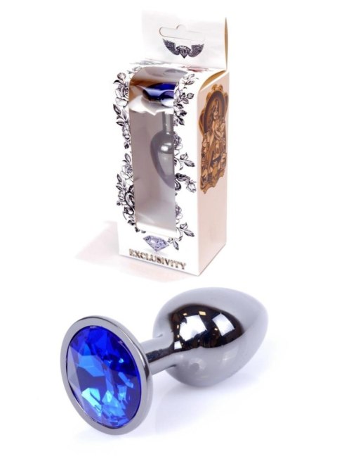 Plug-Jewellery Dark Silver PLUG- Dark Blue Plug-Jewellery Dark Silver PLUG- Dark Blue