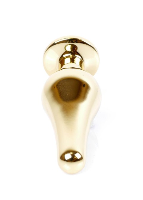 Plug-Jewellery Gold BUTT PLUG- Red Plug-Jewellery Gold BUTT PLUG- Red