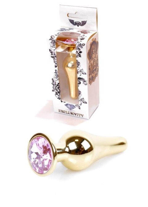 Plug-Jewellery Gold BUTT PLUG- Rose Plug-Jewellery Gold BUTT PLUG- Rose