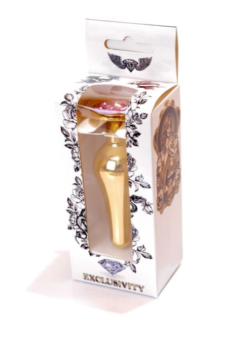 Plug-Jewellery Gold BUTT PLUG- Rose Plug-Jewellery Gold BUTT PLUG- Rose