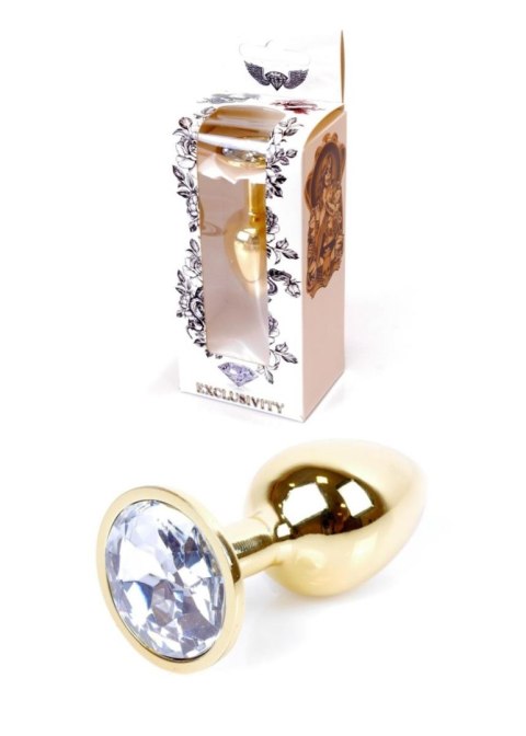Plug-Jewellery Gold PLUG- Clear Plug-Jewellery Gold PLUG- Clear