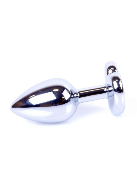 Plug-Jewellery Silver Heart PLUG- Black Plug-Jewellery Silver Heart PLUG- Black