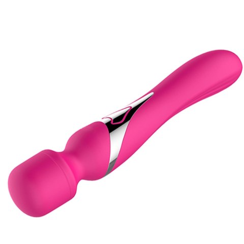 Stymulator - B - Series - Silicone Dual Massager Pulsator USB 7+7 Function (Pink) Stymulator - B - Series - Silicone Dual Massager Pulsator USB 7+7 Function (Pink)