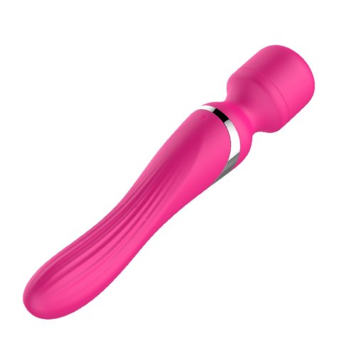 Stymulator - B - Series - Silicone Dual Massager Pulsator USB 7+7 Function (Pink) Stymulator - B - Series - Silicone Dual Massager Pulsator USB 7+7 Function (Pink)