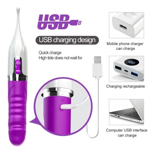 Stymulator- Stimulator clitoris, USB Magnetic charging, 7 Frequency Vibration Stymulator- Stimulator clitoris, USB Magnetic charging, 7 Frequency Vibration