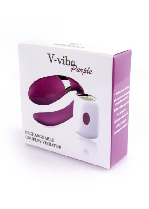 Stymulator-V-Vibe Purple USB 7 Function / Remote Control Stymulator-V-Vibe Purple USB 7 Function / Remote Control