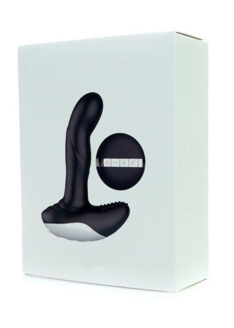 Wibrator-Silicone Massager USB 7 Function + Pulsator / Heating BLACK Wibrator-Silicone Massager USB 7 Function + Pulsator / Heating BLACK