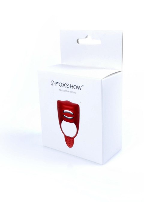 Wibrator-Silicone Ring Red USB 7 Function + Electro stim / remote control Wibrator-Silicone Ring Red USB 7 Function + Electro stim / remote control