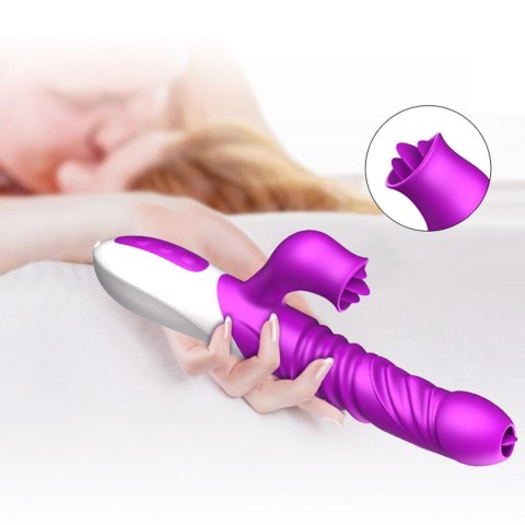 Wibrator-Silicone Vibrator USB 10 Function and Thrusting Function / Heating Wibrator-Silicone Vibrator USB 10 Function and Thrusting Function / Heating