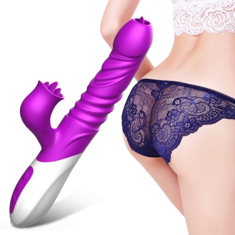 Wibrator-Silicone Vibrator USB 10 Function and Thrusting Function / Heating Wibrator-Silicone Vibrator USB 10 Function and Thrusting Function / Heating