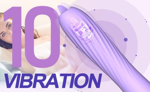 Wibrator-Silicone Vibrator USB, 10 vibration modes, Heating Wibrator-Silicone Vibrator USB, 10 vibration modes, Heating