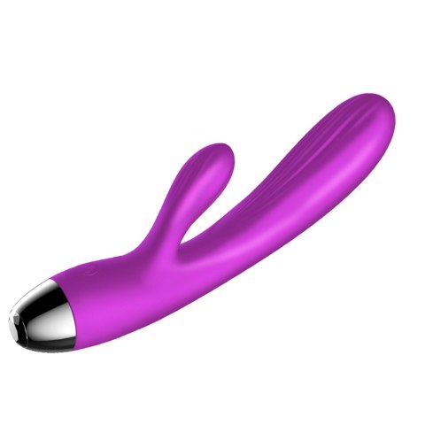 Wibrator-Silicone Vibrator and Pulsator Purple USB 7+7 Function / Heating Wibrator-Silicone Vibrator and Pulsator Purple USB 7+7 Function / Heating