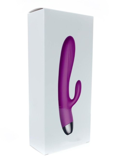 Wibrator-Silicone Vibrator and Pulsator Purple USB 7+7 Function / Heating Wibrator-Silicone Vibrator and Pulsator Purple USB 7+7 Function / Heating