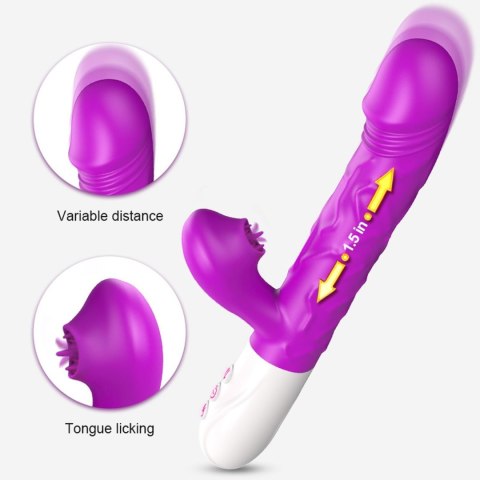 Wibrator- SiliconeTongue Vibrator, USB 10 Function Wibrator- SiliconeTongue Vibrator, USB 10 Function