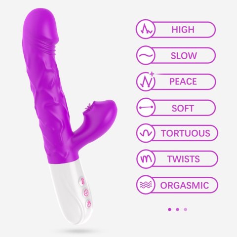 Wibrator- SiliconeTongue Vibrator, USB 10 Function Wibrator- SiliconeTongue Vibrator, USB 10 Function