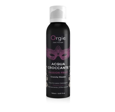 Orgie - Pianka do masażu - Acqua Croccante Crunchy Mousse Passion Fruit 150 ml Orgie - Pianka do masażu - Acqua Croccante Crunchy Mousse Passion Fruit 150 ml