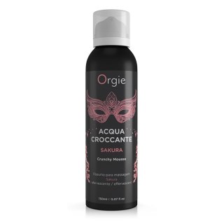 Orgie - Pianka do masażu - Acqua Croccante Crunchy Mousse Sakura Fruit 150 ml