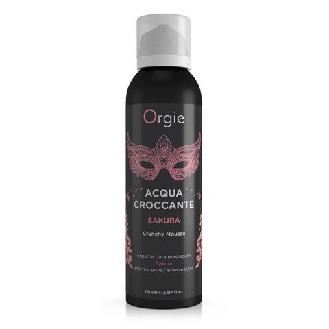 Orgie - Pianka do masażu - Acqua Croccante Crunchy Mousse Sakura Fruit 150 ml Orgie - Pianka do masażu - Acqua Croccante Crunchy Mousse Sakura Fruit 150 ml