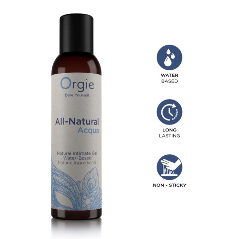 Orgie - Żel na bazie wody - All - Natural Acqua 150 ml Orgie - Żel na bazie wody - All - Natural Acqua 150 ml