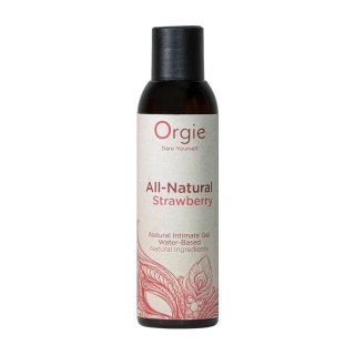 Orgie - Żel na bazie wody smakowy - All - Natural Strawberry 150 ml