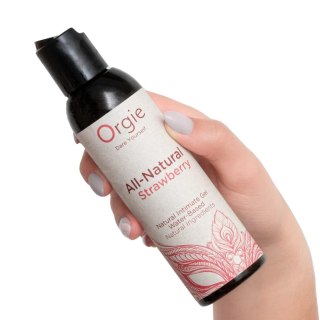 Orgie - Żel na bazie wody smakowy - All - Natural Strawberry 150 ml