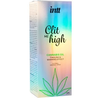 Intt - Żel pobudzający łechtaczkę - CLIT ME HIGH CANNABIS OIL, arousal spray for the clitoris - 15 ml