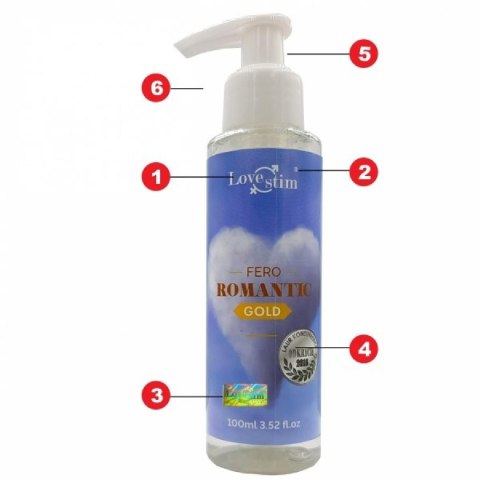 LoveStim - Olejek do masażu - FERO ROMANTIC GOLD 100ml LoveStim - Olejek do masażu - FERO ROMANTIC GOLD 100ml