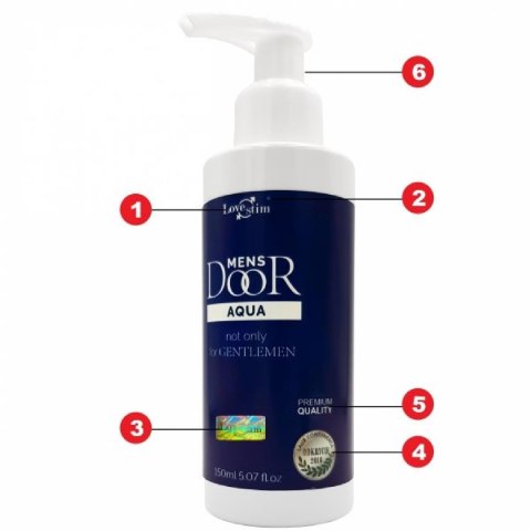 LoveStim - Żel analny - OLEJEK-MENS DOOR AQUA 150ml LoveStim - Żel analny - OLEJEK-MENS DOOR AQUA 150ml