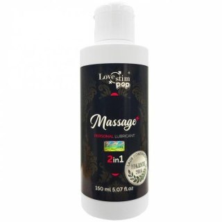 LoveStim - Rozgrzewający olejek do masażu - POP MASSAGE 150 ml