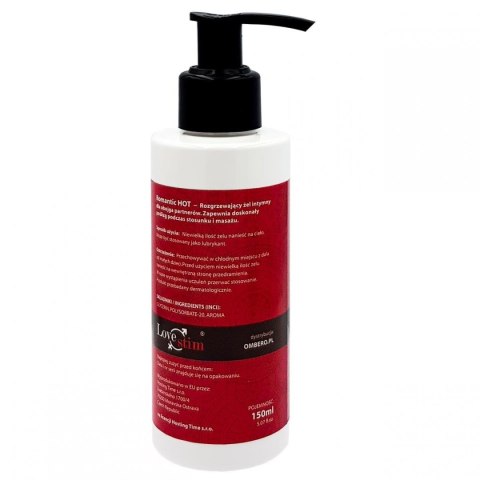 LoveStim - Rozgrzewający olejek do masażu - HOT ROMANTIC 150 ml LoveStim - Rozgrzewający olejek do masażu - HOT ROMANTIC 150 ml