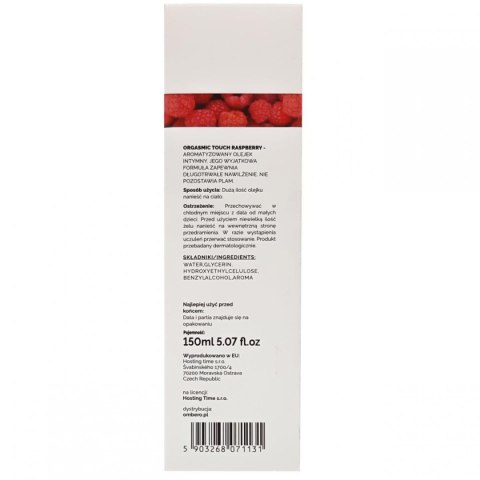 LoveStim - Olejek do masażu - ORGASMIC TOUCH RASPBERRY 150 ml LoveStim - Olejek do masażu - ORGASMIC TOUCH RASPBERRY 150 ml