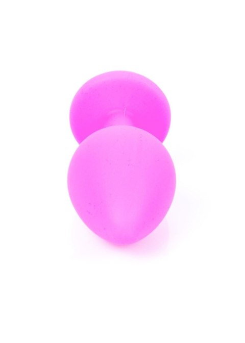 Plug-Jewellery Pink Silicon PLUG Medium- Light Blue Diamond Plug-Jewellery Pink Silicon PLUG Medium- Light Blue Diamond