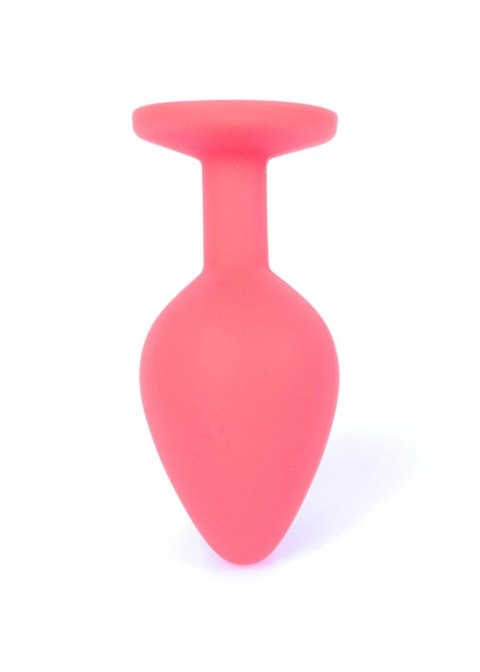 Plug-Jewellery Red Silicon PLUG Medium- Blue Diamond Plug-Jewellery Red Silicon PLUG Medium- Blue Diamond