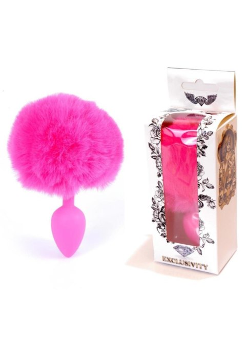 Plug-Jewellery Silicon PLUG - Bunny Tail - Pink Plug-Jewellery Silicon PLUG - Bunny Tail - Pink
