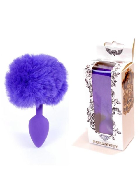 Plug-Jewellery Silicon PLUG - Bunny Tail - Purple Plug-Jewellery Silicon PLUG - Bunny Tail - Purple