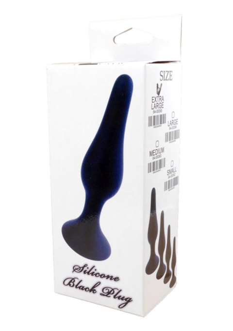 Plug-Silicone Plug Black - Medium Plug-Silicone Plug Black - Medium