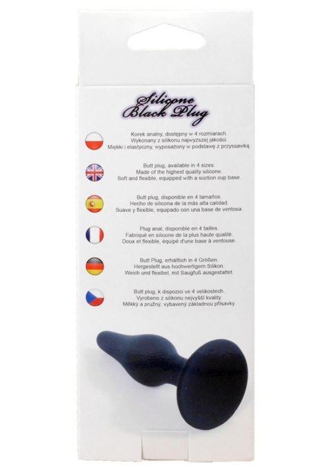 Plug-Silicone Plug Black - Medium Plug-Silicone Plug Black - Medium