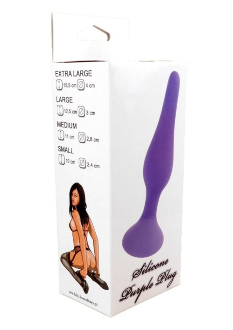 Plug-Silicone Plug Purple - Extra Large Plug-Silicone Plug Purple - Extra Large