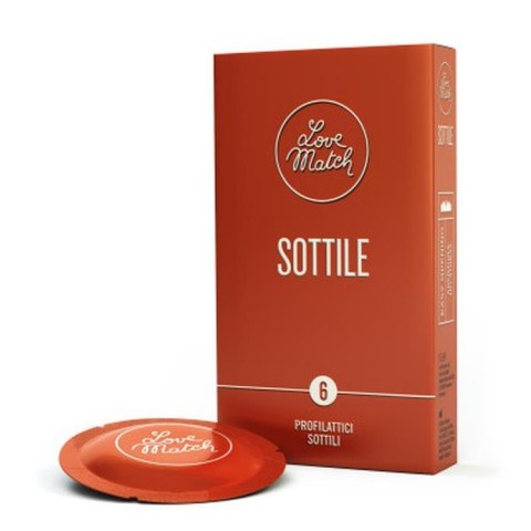 Prezerwatywy-Love Match Sottile - 6 pcs pack Prezerwatywy-Love Match Sottile - 6 pcs pack