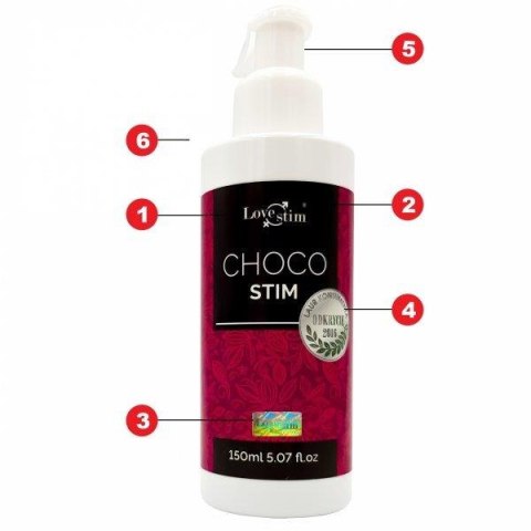LoveStim - Żel smakowy - ChocoStim 150 ml LoveStim - Żel smakowy - ChocoStim 150 ml