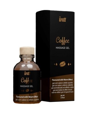 Intt - Rozgrzewający żel do masażu - Coffee Massage Gel 30 ml
