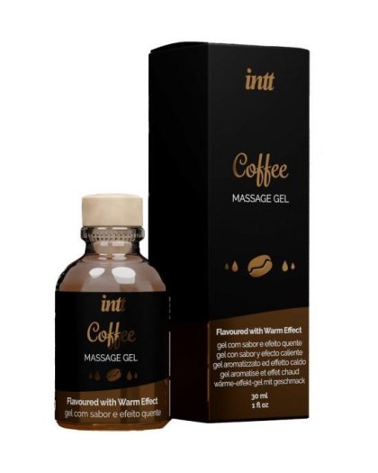 Intt - Rozgrzewający żel do masażu - Coffee Massage Gel 30 ml