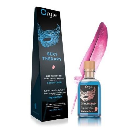 Orgie - Zestaw do masażu warg - LIPS MASSAGE KIT COTTON CANDY - 100 ML