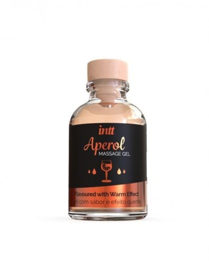 Intt - Rozgrzewający żel do masażu - MASSAGE GEL APEROL 30 ml