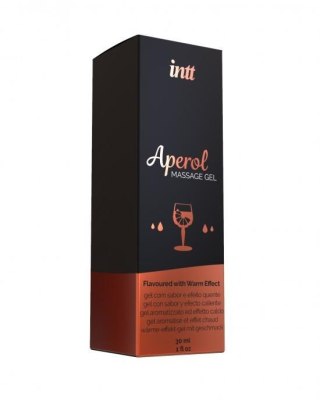 Intt - Rozgrzewający żel do masażu - MASSAGE GEL APEROL 30 ml
